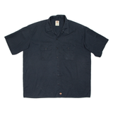 DICKIES Mens Worker Shirt Black 2XL