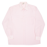 Womens Plain Shirt Pink Long Sleeve M