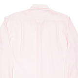 Womens Plain Shirt Pink Long Sleeve M