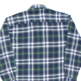 EXPLORER Mens Flannel Shirt Green Check Long Sleeve L