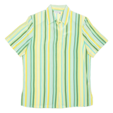 Womens Shirt Green Striped M