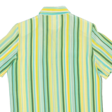 Womens Shirt Green Striped M