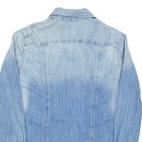 GUESS Womens Denim Shirt Blue Long Sleeve UK 8