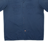 DICKIES Mens Worker Shirt Blue 2XL