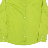 BANANA REPUBLIC Womens Plain Shirt Green Long Sleeve XL