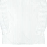 SUPER N STAR Mens Shirt White Striped Long Sleeve XL