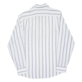 DKNY Mens Shirt Blue Striped Long Sleeve S