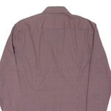 BOSS Slim Fit Mens Shirt Red Spotted Long Sleeve M