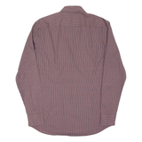 BOSS Slim Fit Mens Shirt Red Spotted Long Sleeve M
