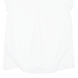 TOMMY HILFIGER Womens Plain Shirt White UK 6