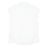 TOMMY HILFIGER Womens Plain Shirt White UK 6