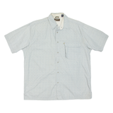 WRANGLER Mens Shirt Blue Crazy Pattern L