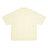 BERMUDA BAY Mens Hawaiian Shirt Yellow Floral XL