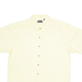 FADED GLORY Mens Shirt Yellow Floral L