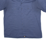 DICKIES Mens Worker Shirt Blue 2XL