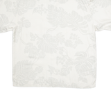 EAGLE DRY GOODS Rehab Care Group Mens Worker Shirt Beige Silk Floral XL