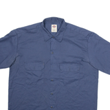DICKIES Mens Worker Shirt Blue L
