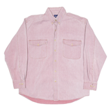 GAP Mens Plain Shirt Pink Long Sleeve L