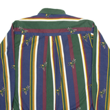 NORTHERN CREST Mens Shirt Blue Striped Long Sleeve M