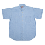 JASON ALEXANDER Mens Plain Shirt Blue XL