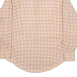 H.I.S Mens Shirt Beige Check Long Sleeve L