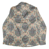 Womens Shirt Green Paisley Long Sleeve M