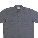 DICKIES Mens Worker Shirt Grey M