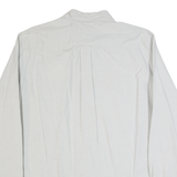 TOMMY HILFIGER Mens Plain Shirt Grey Long Sleeve L