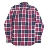TOMMY HILFIGER Slim Fit Mens Shirt Red Plaid Long Sleeve L