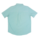 CHAPS Mens Shirt Green Check M