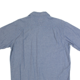 WRANGLER Mens Plain Shirt Blue M