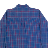 WRANGLER Mens Shirt Blue Check Long Sleeve XL