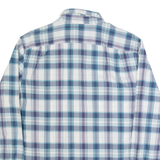 NAUTICA Mens Shirt Blue Check Long Sleeve L