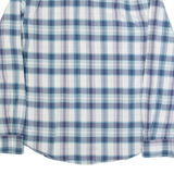 NAUTICA Mens Shirt Blue Check Long Sleeve L