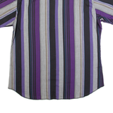 LEE Mens Shirt Purple 90s Striped XL