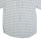 CHAPS Mens Shirt Blue Check M