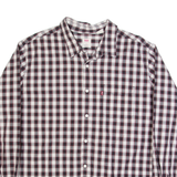 LEVI'S Mens Shirt Black Plaid Long Sleeve 2XL