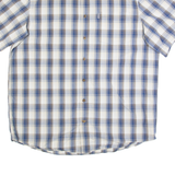 CARHARTT Relaxed Fit Tall Mens Shirt Blue Check XL