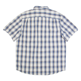 CARHARTT Relaxed Fit Tall Mens Shirt Blue Check XL