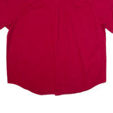 PENMANS Mens Plain Shirt Red 90s XL