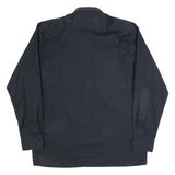 DICKIES Mens Worker Shirt Black Long Sleeve M