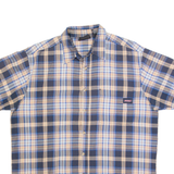 DICKIES Mens Shirt Blue Check L