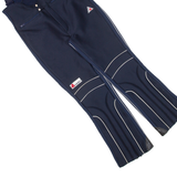 LEQUIPE Womens Overalls Blue Regular Wool S W30 L27
