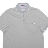 TED BAKER Mens Polo Shirt Grey S