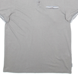 TED BAKER Mens Polo Shirt Grey S