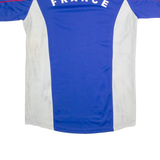 France Mens Football Shirt Jersey Blue V-Neck S