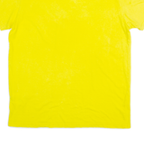 CHAMPION Mens T-Shirt Yellow M