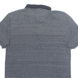CALVIN KLEIN Slim Fit Mens Polo Shirt Black Striped M