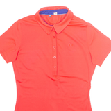 UNDER ARMOUR Womens Polo Shirt Pink XS