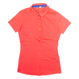UNDER ARMOUR Womens Polo Shirt Pink XS